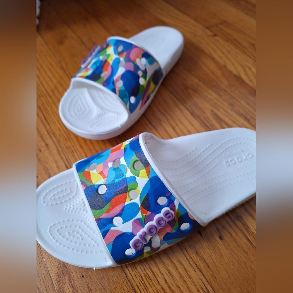 Cross Sz 7 sandals multicolor